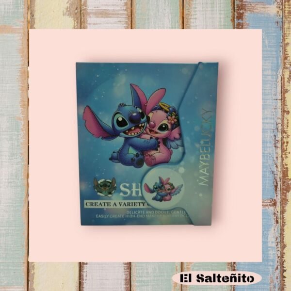 Paleta de Sombras, Glitter, Rubor, Contorno e Iluminador - Stitch - Imagen 2