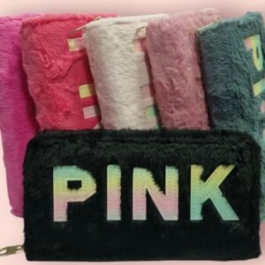 Billetera de peluche PINK