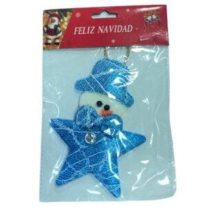 COLGANTE ESTRELLA AZUL 15CM
