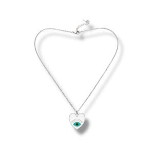 CADENITA FORMA CORAZON OJO TURCO 45CM